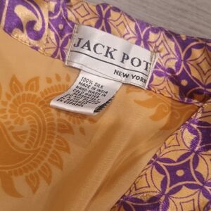 Jackpot 1990s silk women robe